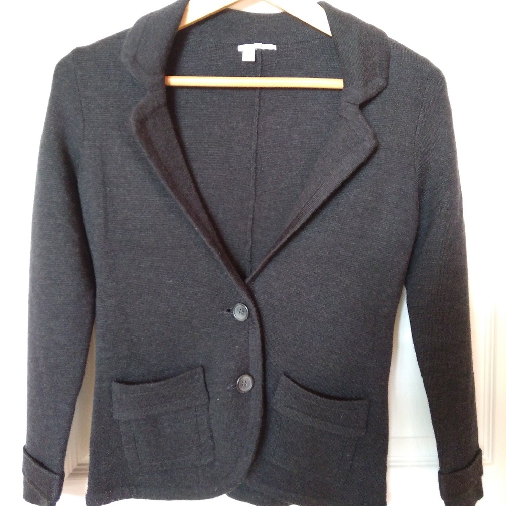 Dark Gray Halogen Blazer Petite XS
